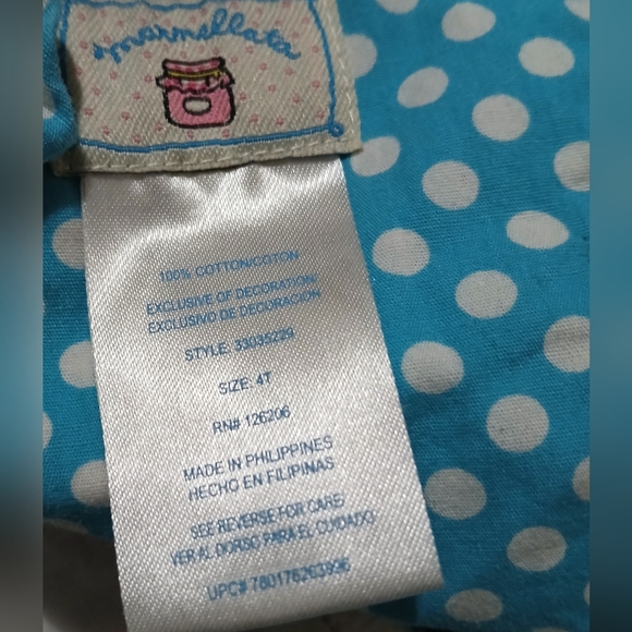 Marmellata Girls Polka-dot Smocked Dress with Crochet Flamingos. - Picture 7 of 14